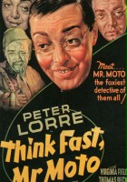 plakat filmu Think Fast, Mr. Moto