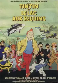 Plakat filmu Tintin i jezioro rekin&oacute;w