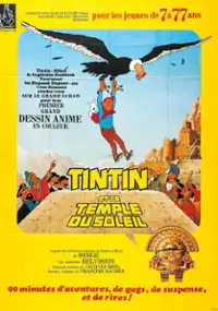Plakat filmu Tintin. Świątynia słońca