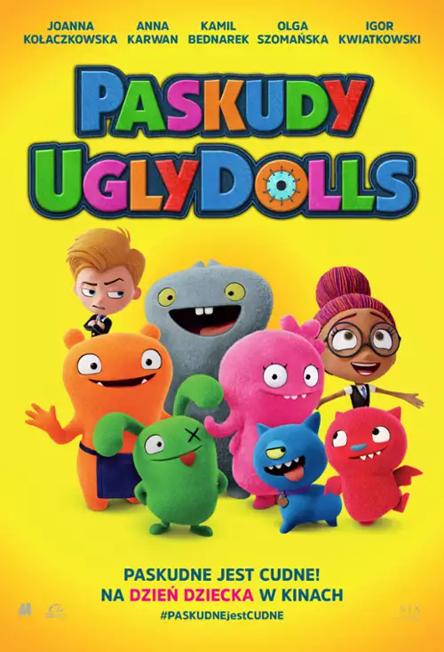 plakat filmu Paskudy. UglyDolls