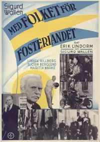 Plakat filmu Med folket för fosterlandet