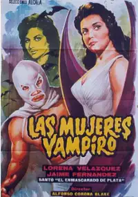 Plakat filmu El Santo contras las mujeres vampiro
