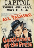 plakat filmu Gentlemen of the Press
