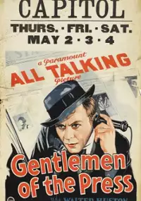 Plakat filmu Gentlemen of the Press