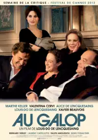 Plakat filmu W galopie