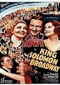 Plakat filmu King Solomon of Broadway