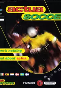 Plakat gry Actua Soccer