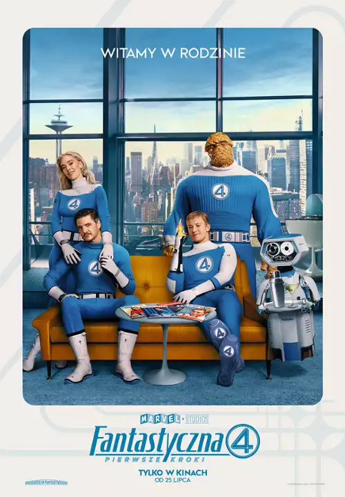 plakat filmu Fantastyczna 4: Pierwsze kroki