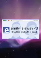 plakat gry Emily is Away <3