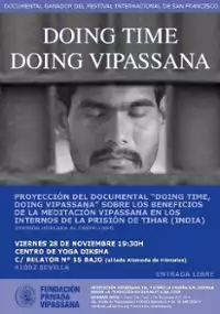 Plakat filmu Doing Time, Doing Vipassana