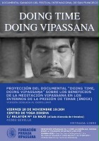 plakat filmu Doing Time, Doing Vipassana