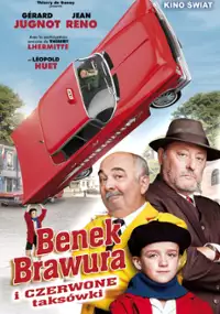 Plakat filmu Benek Brawura i czerwone taksówki