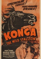 plakat filmu Konga, the Wild Stallion