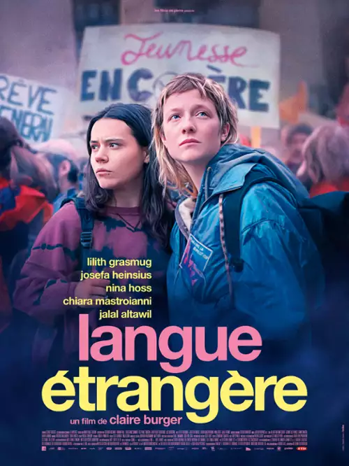 plakat filmu Język obcy