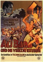 plakat filmu Ali Baba i czterdziestu rozbójników