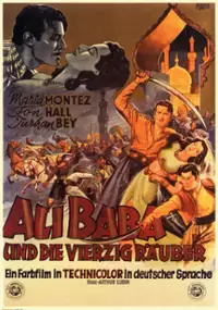 Plakat filmu Ali Baba i czterdziestu rozb&oacute;jnik&oacute;w