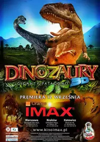 Plakat filmu Dinozaury 3D. Giganty Patagonii