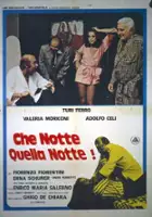 plakat filmu Che notte quella notte!