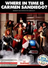 Plakat gry Where in Time Is Carmen Sandiego?