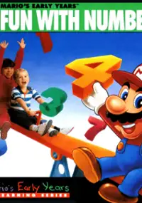 Plakat gry Mario&#39;s Early Years: Fun with Numbers