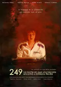 Plakat filmu 249. La noche en que una becaria encontró a Emiliano Revilla