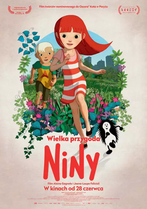 plakat filmu Wielka przygoda Niny