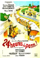 plakat filmu Vingt-quatre heures de perm'