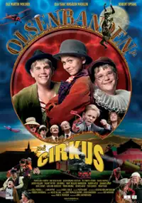 Plakat filmu Gang młodego Olsena w cyrku