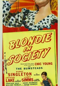 Plakat filmu Blondie in Society