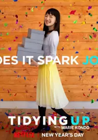 Plakat programu TV Sprzątanie z Marie Kondo
