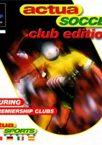 Plakat gry Actua Soccer: Club Edition