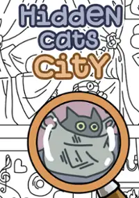 Plakat gry Hidden Cats: City