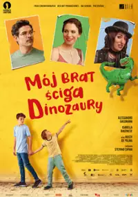 Plakat filmu Mój brat ściga dinozaury