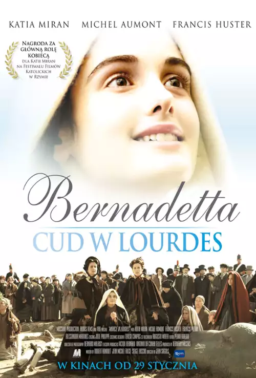 plakat filmu Bernadetta. Cud w Lourdes