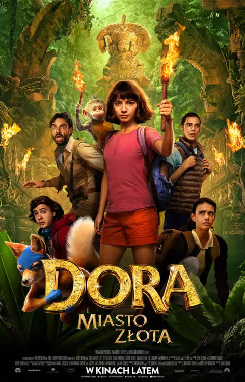 plakat filmu Dora i Miasto Złota