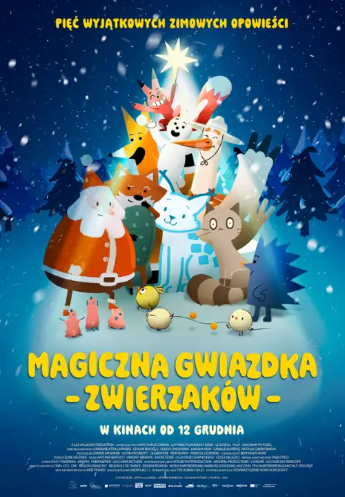 plakat filmu Magiczna Gwiazdka zwierzaków