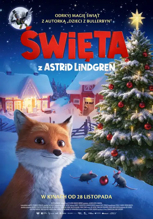 plakat filmu Święta z Astrid Lindgren