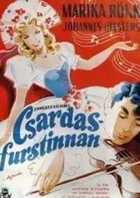 Plakat filmu Die Czardasf&uuml;rstin