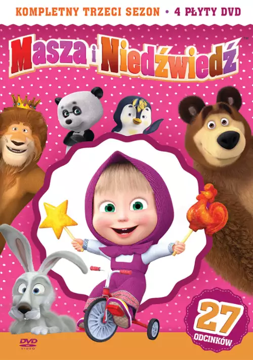 plakat filmu Masza i niedźwiedź