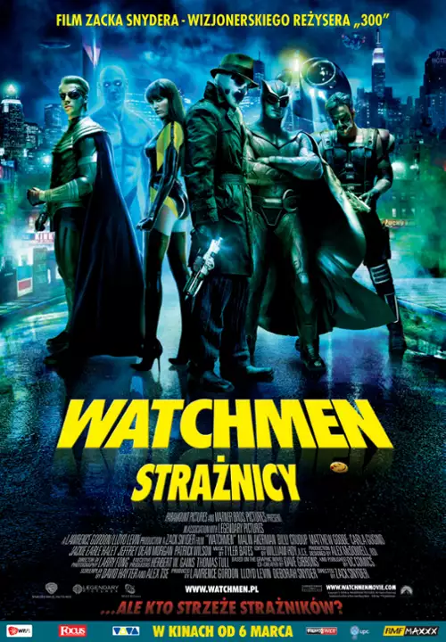 plakat filmu Watchmen. Strażnicy