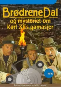 Plakat serialu Brødrene Dal og mysteriet med Karl XIIs gamasjer