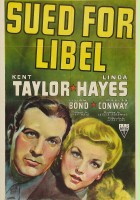 plakat filmu Sued for Libel