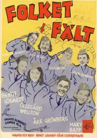Plakat filmu Folket i fält