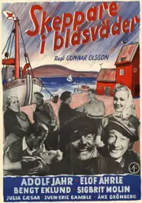 Plakat filmu Skeppare i blåsväder
