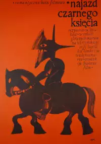 Plakat filmu Najazd czarnego księcia