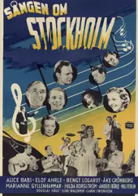 Plakat filmu Sången om Stockholm