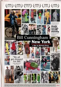 Plakat filmu Bill Cunningham New York