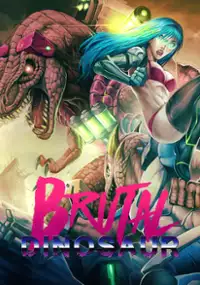 Plakat gry Brutal Dinosaur