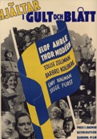 plakat filmu Hjältar i gult och blått
