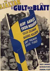 Plakat filmu Hjältar i gult och blått